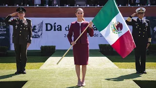 Día de la Bandera. Campo Marte, Ciudad de México.
