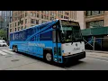 BxM7 SIM24 SIM33C buses at Madison Avenue East 34th Street