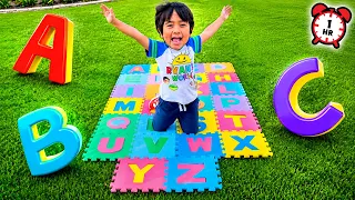 ABC Song Other Nursery Rhymes 1 Hour Learn with Ryan