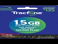 TracFone Smartphone Only Airtime Prepaid Service Card - Mail Delivery