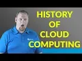 The History Of Cloud Computing