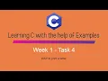 How to print a letter using C Programming - Week 1