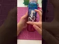 Custom Cricut water bottle label DIY vinyl