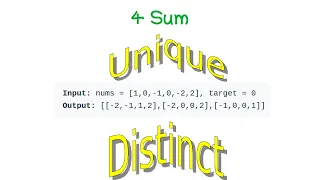 Leetcode Question 18 4Sum in Javascript