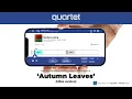 Lagu Autumn Leaves (Miles version) – jazz backing track from the Quartet app #jazzstandards