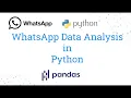 WhatsApp Data Analysis using Python Python Data Analysis projects
