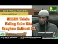 Download Lagu Allah Paling Suka Kita BerDzikir Ini | Ust. Abdul Hamid,Lc. | Masjid As Salam