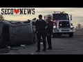 Single-Vehicle Rollover Crash Involving a Small SUV near US Hwy 50 in La Junta on March 12 2026