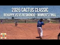 BeHappy vs Resmondo - 2026 Cactus Classic