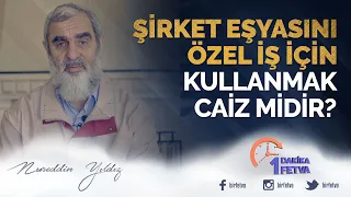 Şirket eşyasını özel iş için kullanmak caiz midir?
