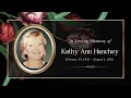 Kathy Ann Hanchey Funeral Service
