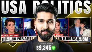 How I Made $9,345 with USA Politics News | Full Youtube Automation Course