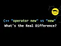 c operator new vs new