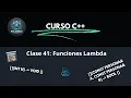 C desde Cero a Avanzado Clase 41 Funciones Lambda