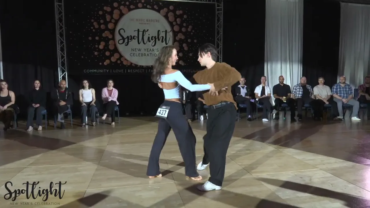 Spotlight New Year's Celebration 2024/2025 Advanced Jack & Jill Jeren Kutcher & Kristina Casazza