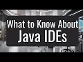 The Best IDE for Java IntelliJ IDEA Eclipse or NetBeans