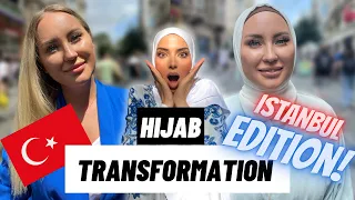 HIJAB TRANSFORMATION IN ISTANBUL 😱🇹🇷