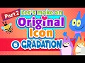 JavaScript programming with p5 js Part 2 Original Icon 6 Gradation