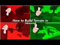 How to build Terrain in Minecraft - Minecraft Building Tips