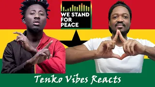 reaction to amerado a piece on peace ft warlord official video 