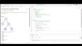 Leetcode 102 Binary Tree Level Order Traversal Java