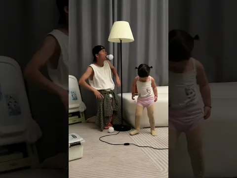 Video Thumbnail: 修个灯差点把我送走😂😂😂 #宝爸带娃 #人类幼崽 #露兮粑粑 #小小露兮 #内容启发搜索
