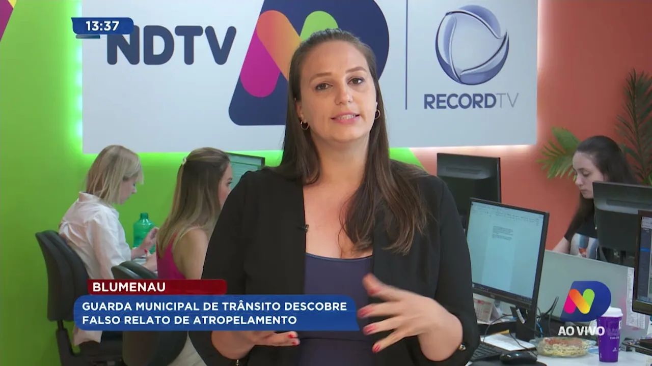 Guarda Municipal de Trânsito descobre falso relato de atropelamento em Blumenau