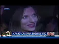 Adriana Varela en el recital de Cacho Castaña como dos extraños