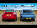 Download Lagu Tesla Model 3 v BYD Seal: DRAG RACE