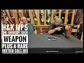 HECKLER KOCH MP5 THE SAS IRANIAN SEIGE AND A COLT 1911 455 ROYAL AIR FORCE SIDE ARM FROM WW2