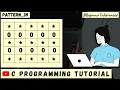 Pattern Program 39 in C Programming Language C Programming Tutorial Zero - Star Pattern
