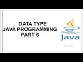 Data Type in Java Primitive and Non-primitive data type Java Programming Java Tutorial Part 6
