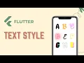 Master Styling the Text in Flutter Flutter TextStyle