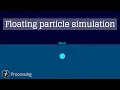 Floating Particle And Water Splash Processing Demo
