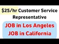 Customer Service Representative Job in Los Angeles Job in California indeed jobs