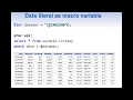 Date as SAS Macro variable - common issues and solutions
