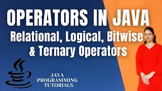 Operators in Java Java-Basic Operators Types of Operators in Java Basic Operators in Java Part 2