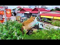 Download Lagu Dump Trucks Unload Massive Dirt Load in the Middle of Town | Urban Landfill Project