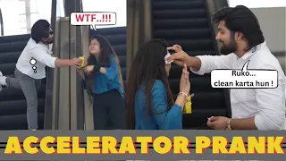 escalator prank on a cute girl pranks in india the vishal gahlawat