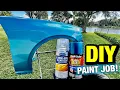 Professional BACKYARD Paint-Job Using Only Spray Cans