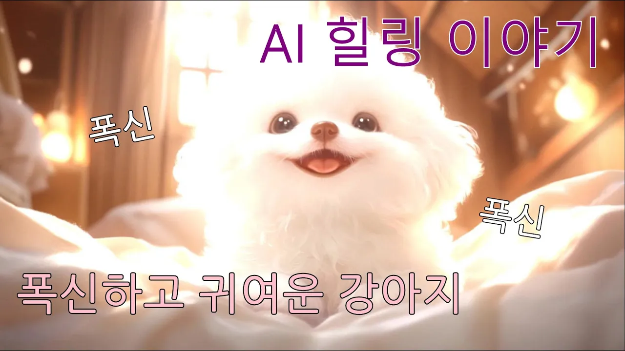 폭신 폭신 강아지