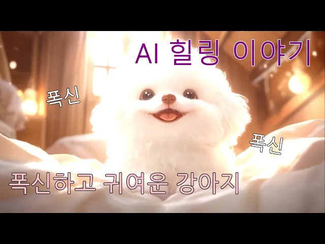 폭신 폭신 강아지