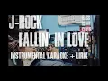J-ROCK - FALLIN' IN LOVE GUITAR \u0026 BASS COVER || Instrumental Karaoke + Lirik