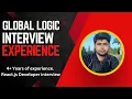 React js Developer Global Logic Interview Experience 4 years of Experience