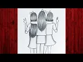 Download Lagu Three Best Friends drawing #shorts