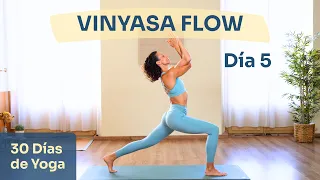 Vinyasa Yoga para Ganar Fuerza y Movilidad en todo el Cuerpo (35 min) | Día 5 Reto 30 Días de Yoga