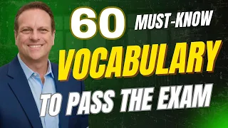 60 MUST-KNOW VOCABULARY to PASS the Real Estate Exam