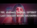 Lagu VØJ, .diedlonely, énoument, GOTHBOY - Last Thought Before Shutdown (4K Official Music Video)