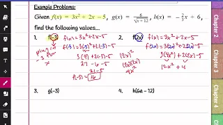 2-1 Function Notation