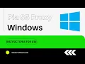 Tutorial on using Pia S5 Proxy to configure proxy on Windows system simple steps and one click